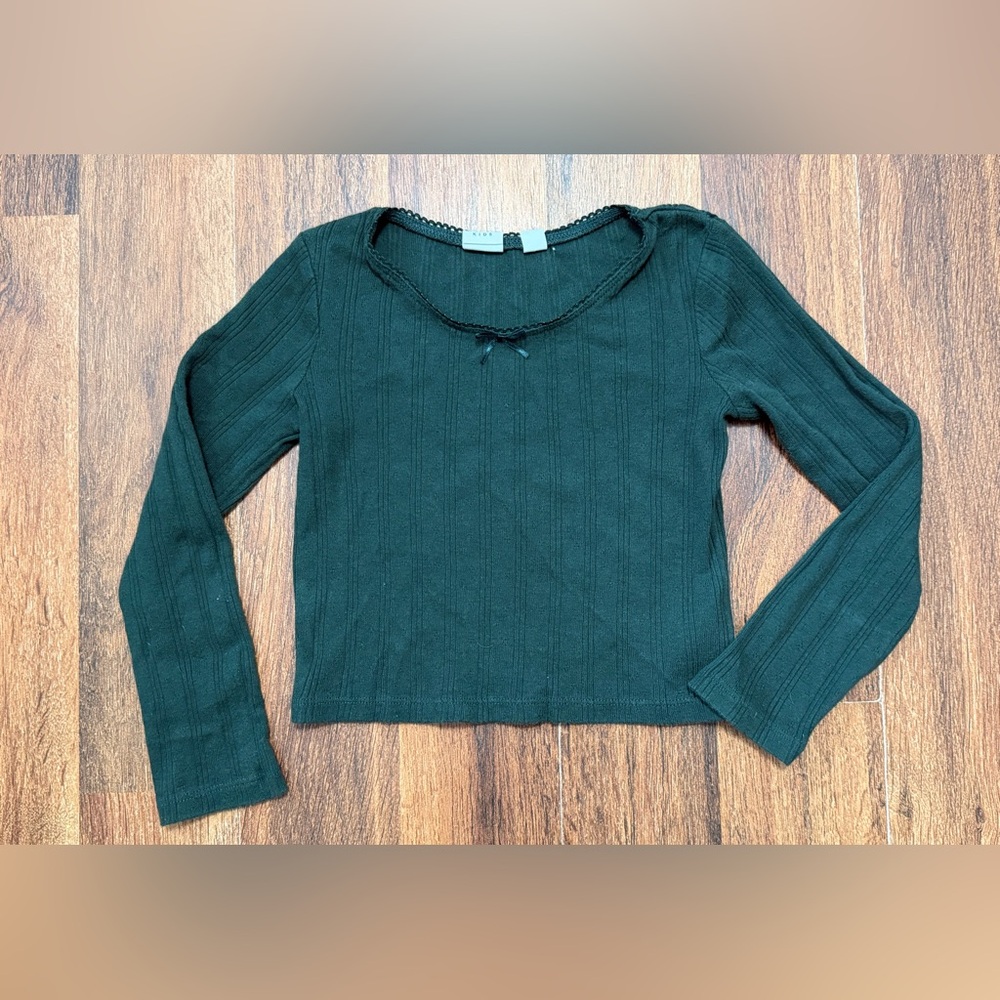 GAP Dark Green Long Sleeve Tee